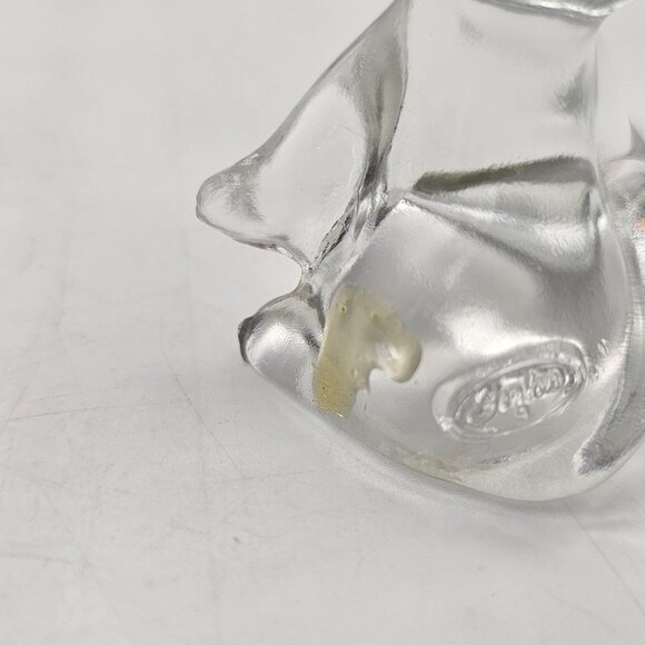 Vintage Fenton Glass Mouse Figurine Paperweight Clear 3 in SEE DESCRIPTION - Picture 6 of 10